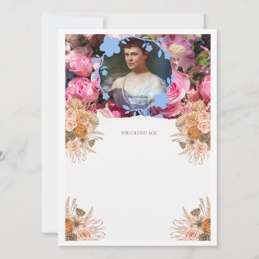 Mrs Vanderbilt Gilded Age Kaart 🎉👑 (Voorkant)