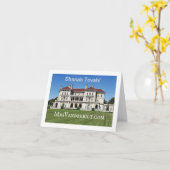 Mrs Vanderbilt "Shanah Tovah" Rosh Hashanah Kaarte Kaart (Gele Bloem)