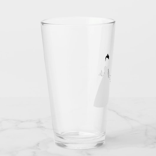 Mrs Wedding drink glas (Rechts)