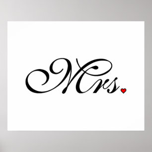 Mrs Wife Bride Zijn nieuwe widen Poster