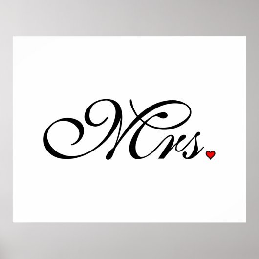 Mrs Wife Bride Zijn nieuwe widen Poster (Voorkant)