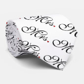 Mrs Wife Bride Zijn nieuwe widen Stropdas (Opgerold)