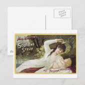 Mrs Winslows Soothing Syrup for Teething Baby's Briefkaart (Voorkant / Achterkant)