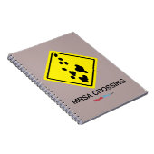 MRSA-overstekend teken Notitieboek (Rechterzijde)