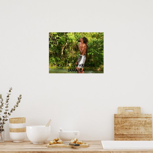 mrsjamrock-p@sbcglobal.net 25, RASTA IN PARADI... Poster (Keuken)