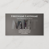 MRT-radiologie-kliniek en MRT-medisch centrum Visitekaartje (Achterkant)