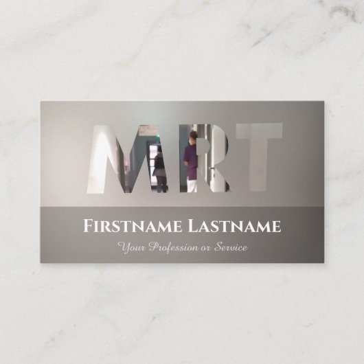 MRT-radiologie-kliniek en MRT-medisch centrum Visitekaartje (Voorkant)