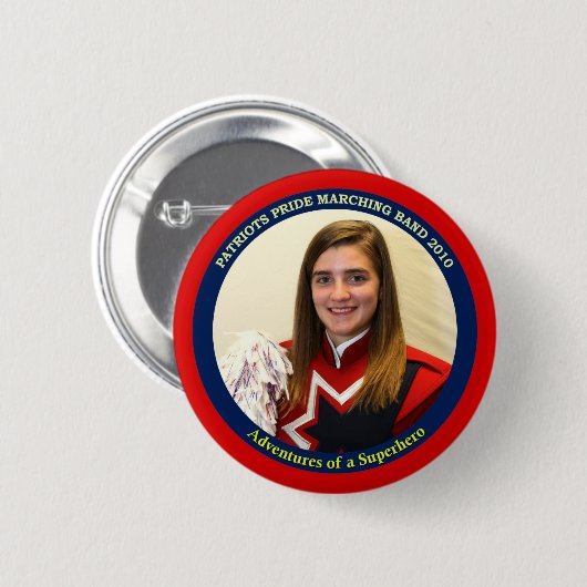 MS10- (15) RONDE BUTTON 5,7 CM (Voorkant /achterkant)