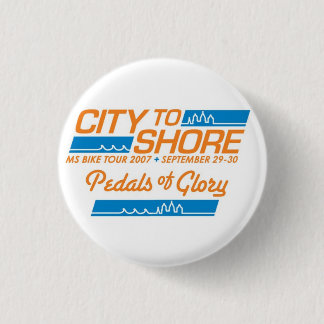 MS150 City to Shore 2007 Pin Ronde Button 3,2 Cm