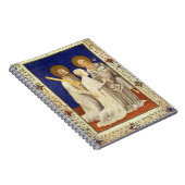 MS 11060-11061 John, Duc de Berry op zijn knieën Notitieboek (Rechterzijde)