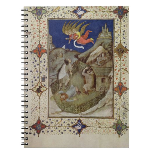 MS 11060-11061 Uren Notre Dame: Tierce, De an Notitieboek (Voorkant)