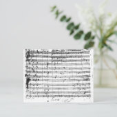 Ms.1548 Ouverture of the opera "Don Giovanni" Briefkaart (Staand voorkant)