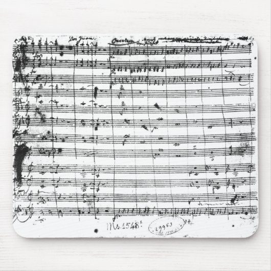Ms.1548 Ouverture of the opera "Don Giovanni" Muismat (Voorkant)