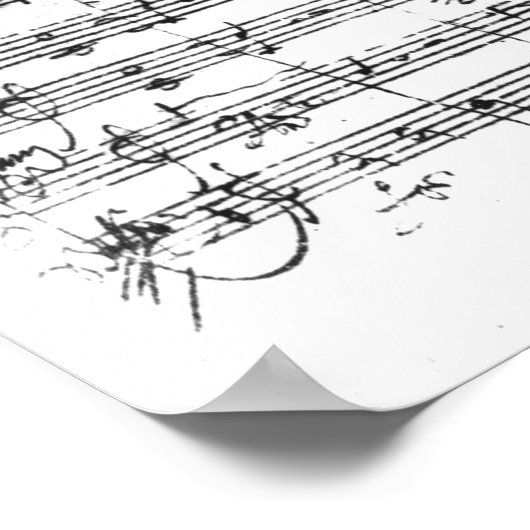 Ms.1548 Ouverture of the opera "Don Giovanni" Poster (Hoek)