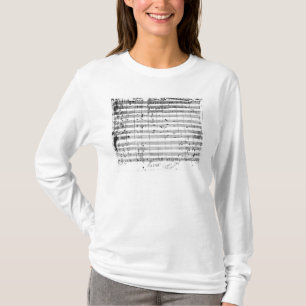 Ms.1548 Ouverture of the opera "Don Giovanni" T-shirt