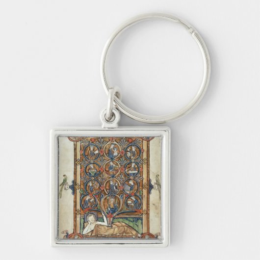 Ms 21926 The Tree of Jesse from a psalter Sleutelhanger (Voorkant)