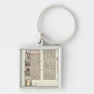 Ms 21 f.167v Bouw van een toren Sleutelhanger