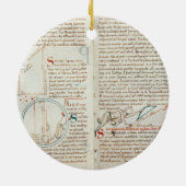 Ms 235 f.32 & 33 Geometry, van een 'Traite d'Astro Keramisch Ornament (Achterkant)
