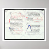 Ms 237 f.47-48 Musical intervallen from Boetius's  Poster (Voorkant)