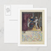 Ms. 2597 King Rene droomt: De God van de Liefde st Briefkaart (Voorkant / Achterkant)