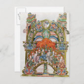 Ms 369 f.29v Pentecost Briefkaart (Voorkant / Achterkant)