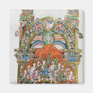 Ms 369 f.29v Pentecost Magneet