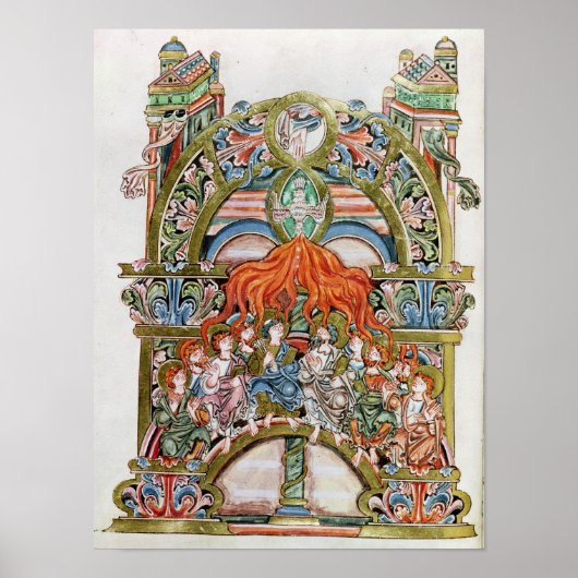 Ms 369 f.29v Pentecost Poster (Voorkant)