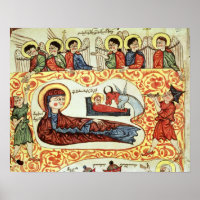 Ms 404 fol.1v The Natitivity, uit een evangelie