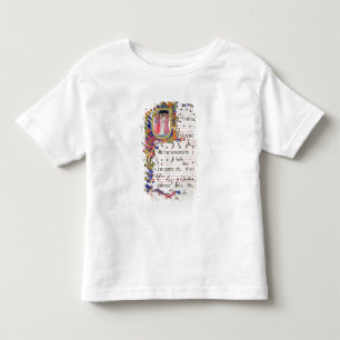 Ms 557 f.61v Pagina met gehistoriseerd initiaal 'U Kinder Shirts
