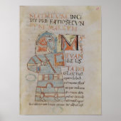 Ms 8 f.42 St. Mark the Evangelist Poster (Voorkant)
