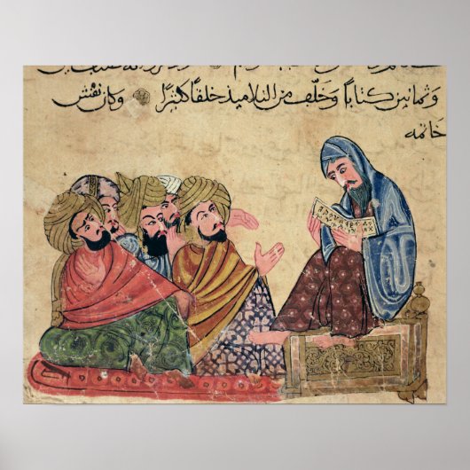 MS Ahmed III 3206 De filosoof Poster (Voorkant)