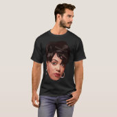Ms Anita Baker low poly 2d art Classic T-Shirt (Voorkant volledig)
