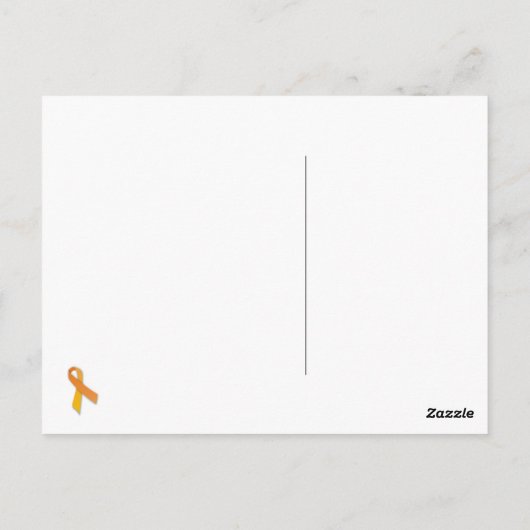 MS Awareness Briefkaart Cure Multiple Sclerosis (Achterkant)