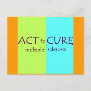 MS Awareness Briefkaart Cure Multiple Sclerosis