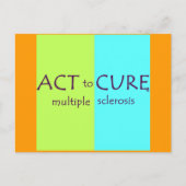 MS Awareness Briefkaart Cure Multiple Sclerosis (Voorkant)