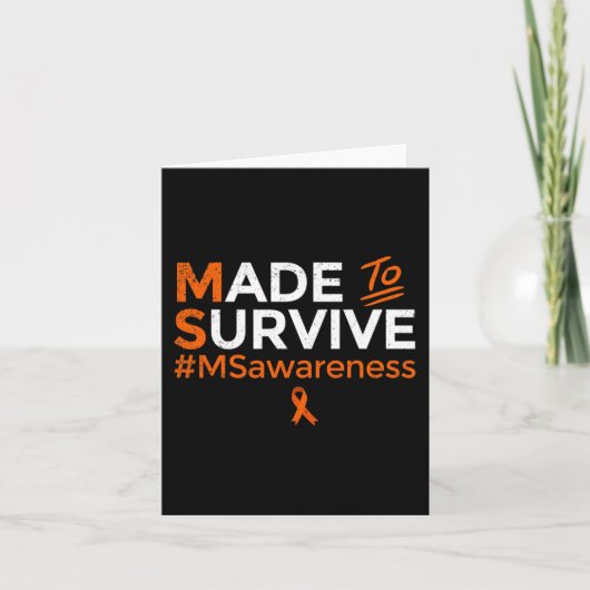 MS Awareness GI gemaakt om multiple sclerose te ov Kaart (Voorkant)