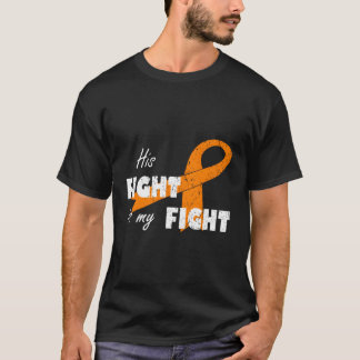 MS Awareness Hoodie Zijn gevecht is mijn gevecht S T-shirt