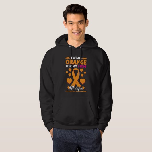 MS Awareness Ma Multiple Sclerosis Support Hoodie (Voorkant volledig)