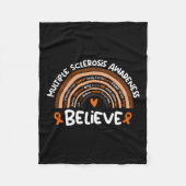 MS Awareness maand multiple sclerose Fleece Deken (Voorkant)