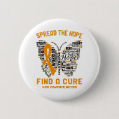 MS Awareness Month Ribbon Gifts Ronde Button 5,7 Cm (Voorkant)