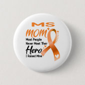 MS Awareness Month Ribbon Gifts Ronde Button 5,7 Cm (Voorkant)