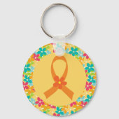MS Awareness Ribbon Gift Sleutelhanger (Voorkant)