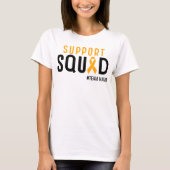 MS Awareness Team Support Squad Leukemie Kanker T-shirt (Voorkant)