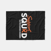 MS Awareness voor Sclerosis squad Fleece Deken (Voorkant (Horizontaal))