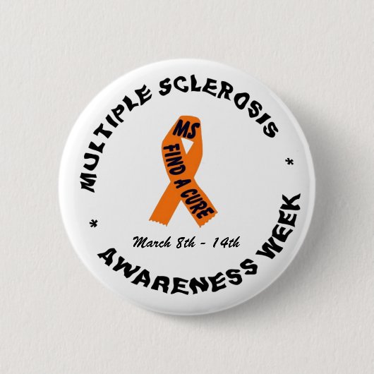 MS AWARENESS WEEK BUTTON (Voorkant)