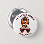 MS-bewustmakingsmaand bij multiple sclerose Ronde Button 5,7 Cm (Voorkant /achterkant)