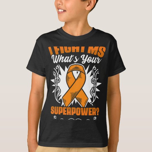 MS-bewustzijn overlevende multipele sclerose bestr T-shirt (Voorkant)