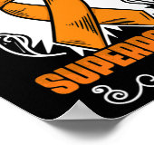 MS-bewustzijn overlevende multipele sclerose Poster (Hoek)