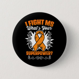 MS-bewustzijn overlevende multipele sclerose Ronde Button 5,7 Cm