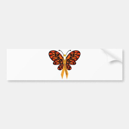 MS Butterfly Bumpersticker (Voorkant)